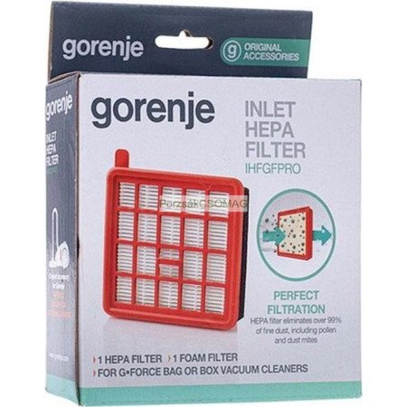 680183 Фільтр контейнера HEPA + поролоновий для пилососа Gorenje