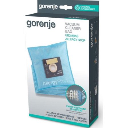 570735 Набір мішків 4шт. для пилососа Gorenje GB2MBAS