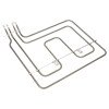 262900064 Тен гриля 1100 + 1100 W 230V 335x335 mm Перемичка 348 mm духовки Beko [COK112AC]