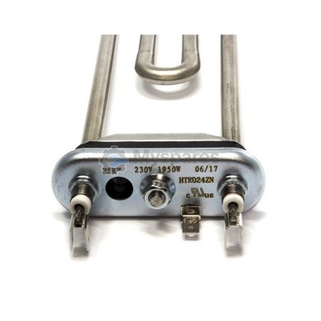 Тэн Backer L=243 mm 1950 W с отверствием ZANUSSI резинка без буртика HTR024ZN