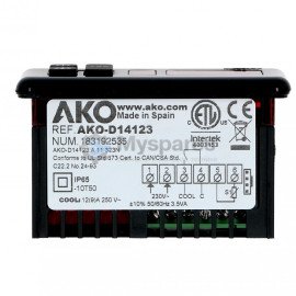 Контроллер температуры AKO14123 1R 230V 16A NTC. Исполняет функцию термостата и управляет компрессором. Встроенный таймер оттайки DTM150UN