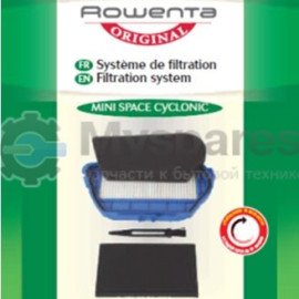 ZR004701 Набір фільтрів порохотяга Rowenta HEPA фільтр + мікрофільтр + поролоновий фільтр + щіточка для чистки