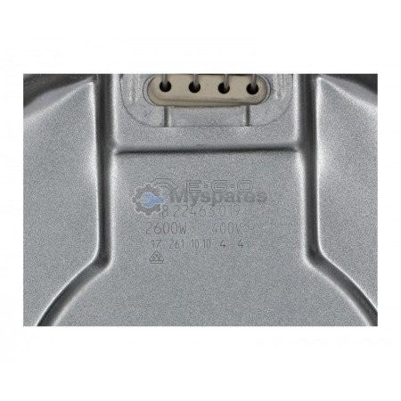 Электроконфорка с красным кружком 2600W Ø220MM - EGO 18.22463.019 400V COK036UN