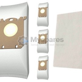 Мешки WORWO(4+1) для пылесосов S-BAG PHILIPS/ELECTROLUX ELMB01K