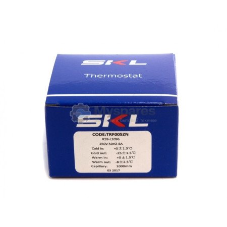 TRF005ZN Термостат для холодильника SKL K59-L1096 T= 7 - 26.5 °C L= 1000  ZANUSSI 50228060005