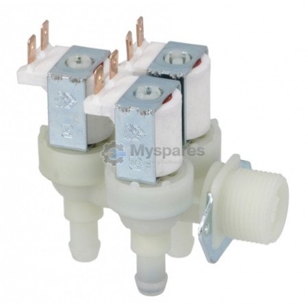 Электроклапан впускной 3x90 D=10.5 mm TP MIELE  VAL031BO