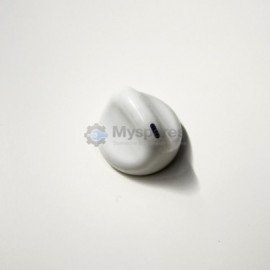 C00136849 Ручка біла кругла плити ARISTON для моделей KM.. (482000081296)