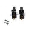 Щетки угольные 2 шт в корпусе 5x12.5x28 черные Т-подобные FAGOR 52X5258 (Аналог C00196541) CAR018UN