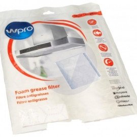 484000008526 Фільтр для витяжки WPRO 470х970 mm 140g/m2 з індикатором насичення (Заміна 480181700643, 481948048171) (C00380031)