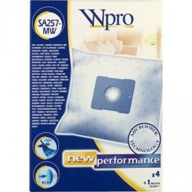 Микрофибровые мешки WPRO для пылесоса 4шт+1шт фильтр мотора LG121-MW (C00396658) 480181700547
