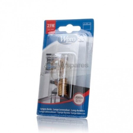 C00863215 Лампочка духовки T29 E14 25 W +300°C WPRO (Заміна 484000008842 484000000982, 481281728321, 481913488153, C00385585 (488000863215)