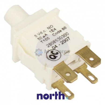 2808540300 Кнопка Пуск BEKO 4 контакти з світлодіодом ПМ Beko 2808540100, 2808530300, 2808540500 [SWT203AC] [147AC02]