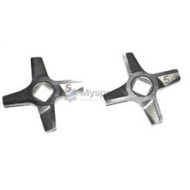 86.1009 Ніж мясорубки ZELMER №5 двохсторонній не оригінал Bosch 00631384 [1230-2]