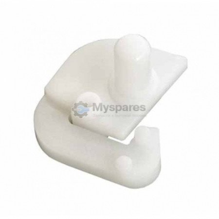 C00115404 Опора завіси з доводчиком дверей ліва для холодильника Indesit POLAR WHITE (482000028823)