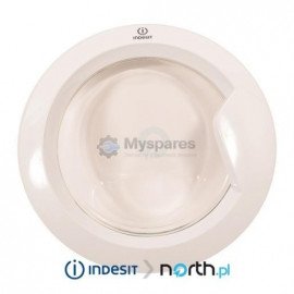 C00115842 Люк оглядового вікна в зборі до пральної машини Ariston  WIL (482000022860)