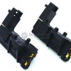 CAR000UN Щітки вугільні  2 шт в корпусі  5x13.5x34 чорні Г-подібні RIGHTWhirlpool 481236248004 (Заміна C00194594) [162IG38]