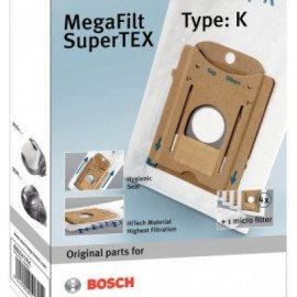 Набор мешков TYPE K для пылесоса 4шт+1шт фильтр мотора Bosch [362-16] BBZ-41FK