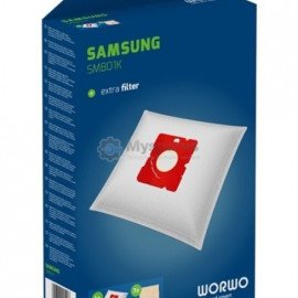 SMB01 Мішки WORWO 4 шт+1 шт фільтр мотора для порохотяга SAMSUNG SAFBAG VP-95B, VP-54 [1114-16]
