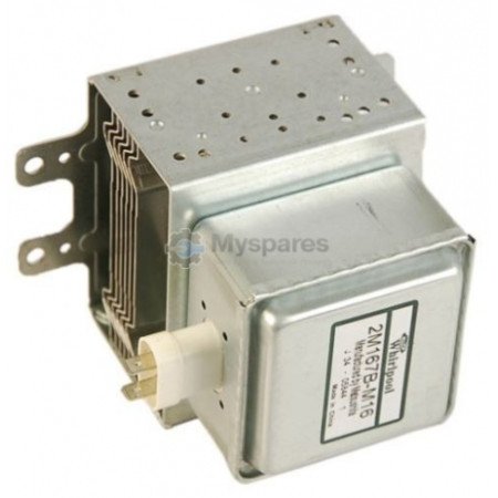 481214158001 Магнетрон для мхп Whirlpool (2M167B-M16) ,4 лапи кріплення, контакти вниз