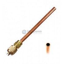 SVL100UN Клапан Шредера з ніпелем D= 6 mm L= 80 mm товщина 0.7 mm [250FR205] [00310097]
