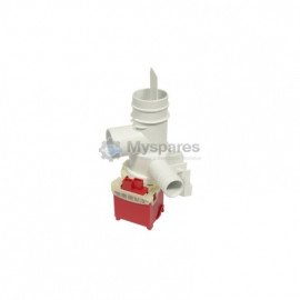 Головка насоса Copreci 4-ри защелки, контакты  спереди 30W FAGOR/ FAGOR BRANDT (EBS2556-3300) 163FA10