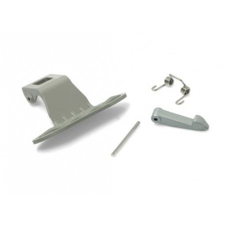 Ручка люка серебристая сборе LG MEB61841201 DHL008LG